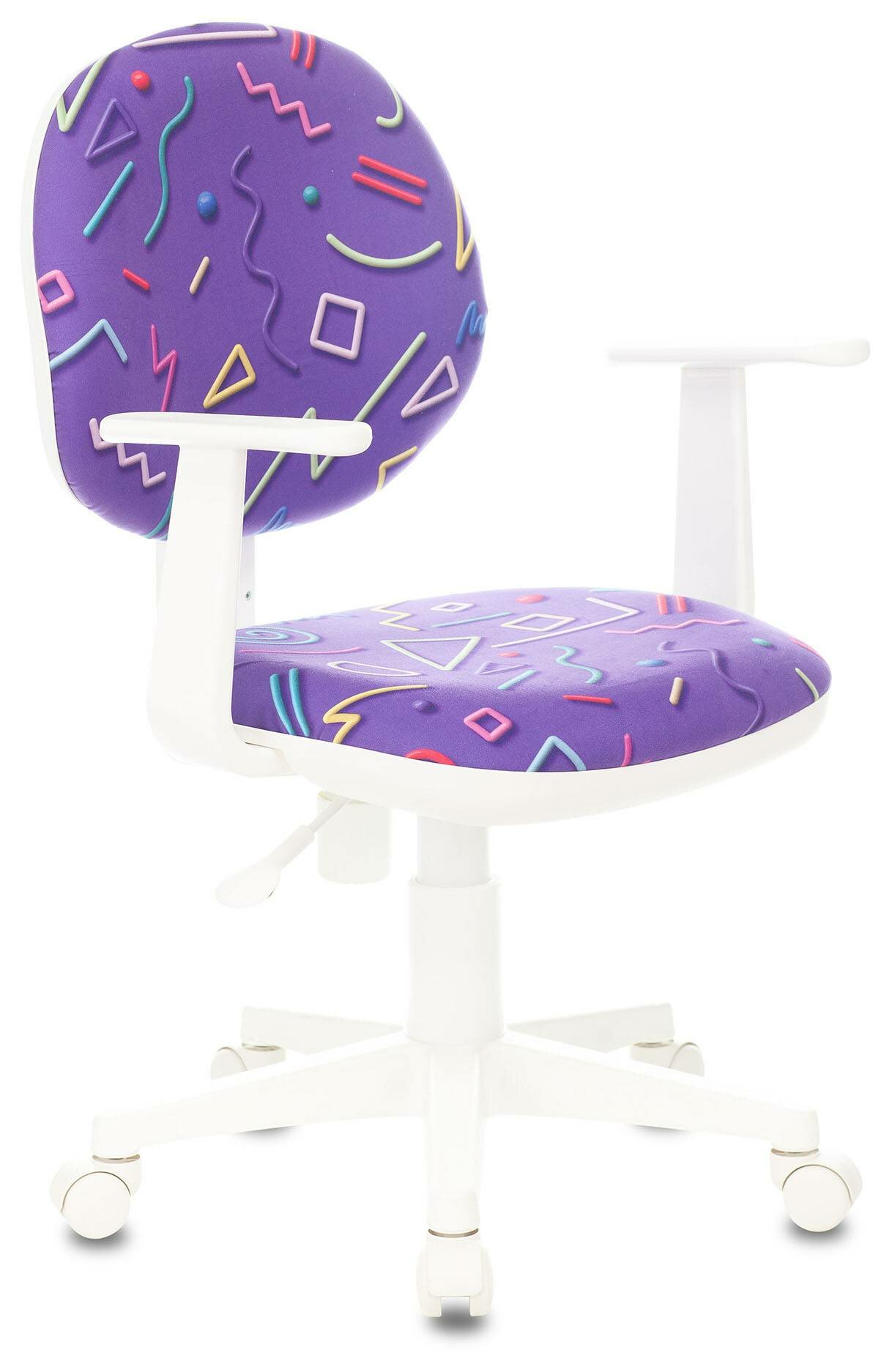 Кресло детское Бюрократ CH-W356AXSN, обивка: ткань, цвет: фиолетовый