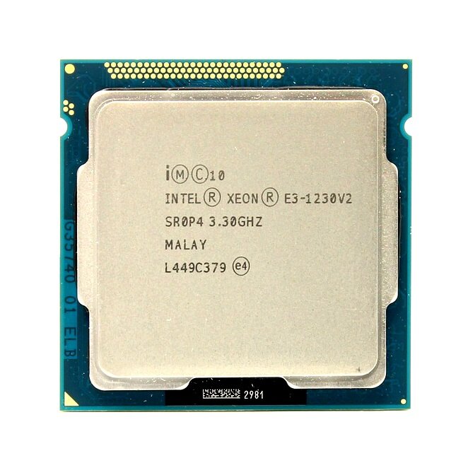 Процессор Intel Xeon E3-1230V2 Ivy Bridge-H2 LGA1155 4 x 3300 МГц