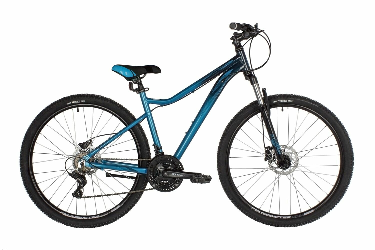 Велосипед STINGER LAGUNA PRO 27.5" (2021) (Велосипед STINGER 27.5" LAGUNA PRO синий, алюминий, размер 19")
