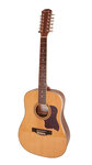 F66012 Акустическая гитара 12-струнная, цвет натуральный, Caraya - изображение