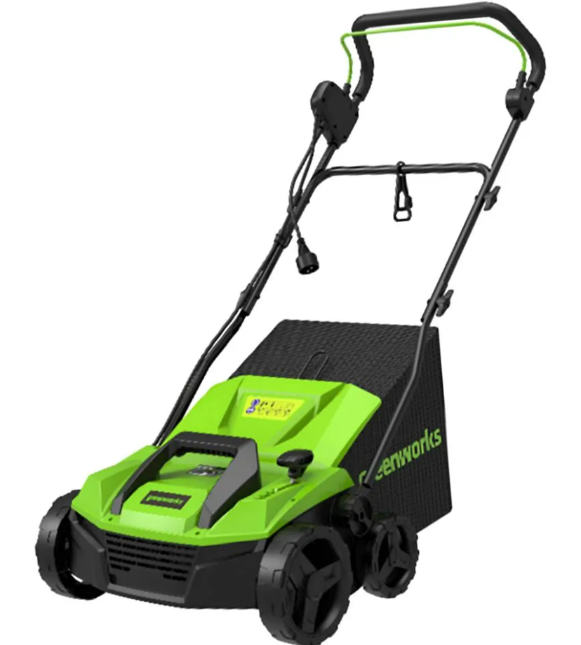 Аэратор-скарификатор электрический Greenworks GDT15, 220V, 1500W, 36 см