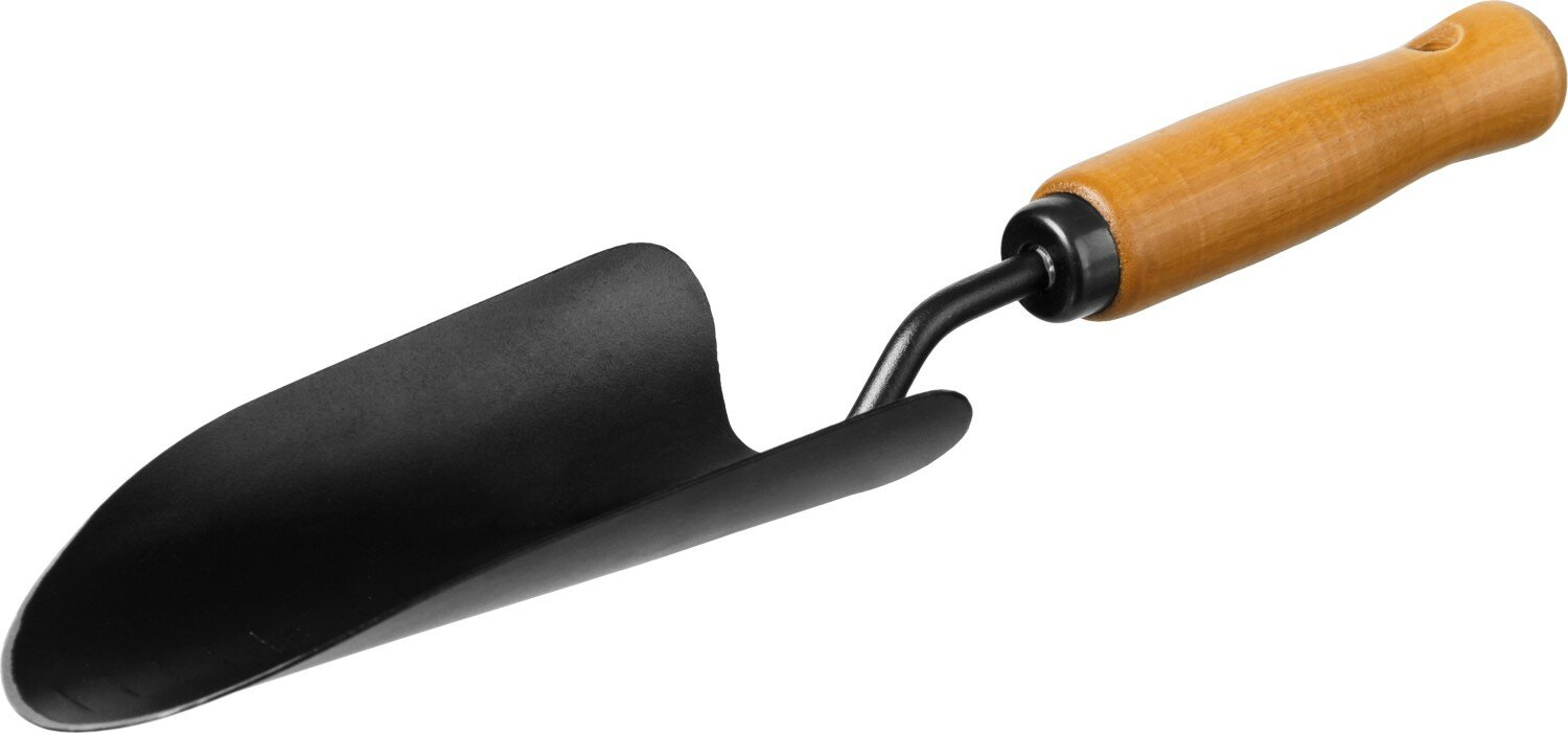 GRINDA ProLine 180х90х375 мм, деревянная ручка, Посадочный совок (421512) - фотография № 1