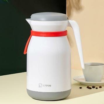 Термос 17PIN Kettle Red Bile Insulation Copper (White) - фотография № 5