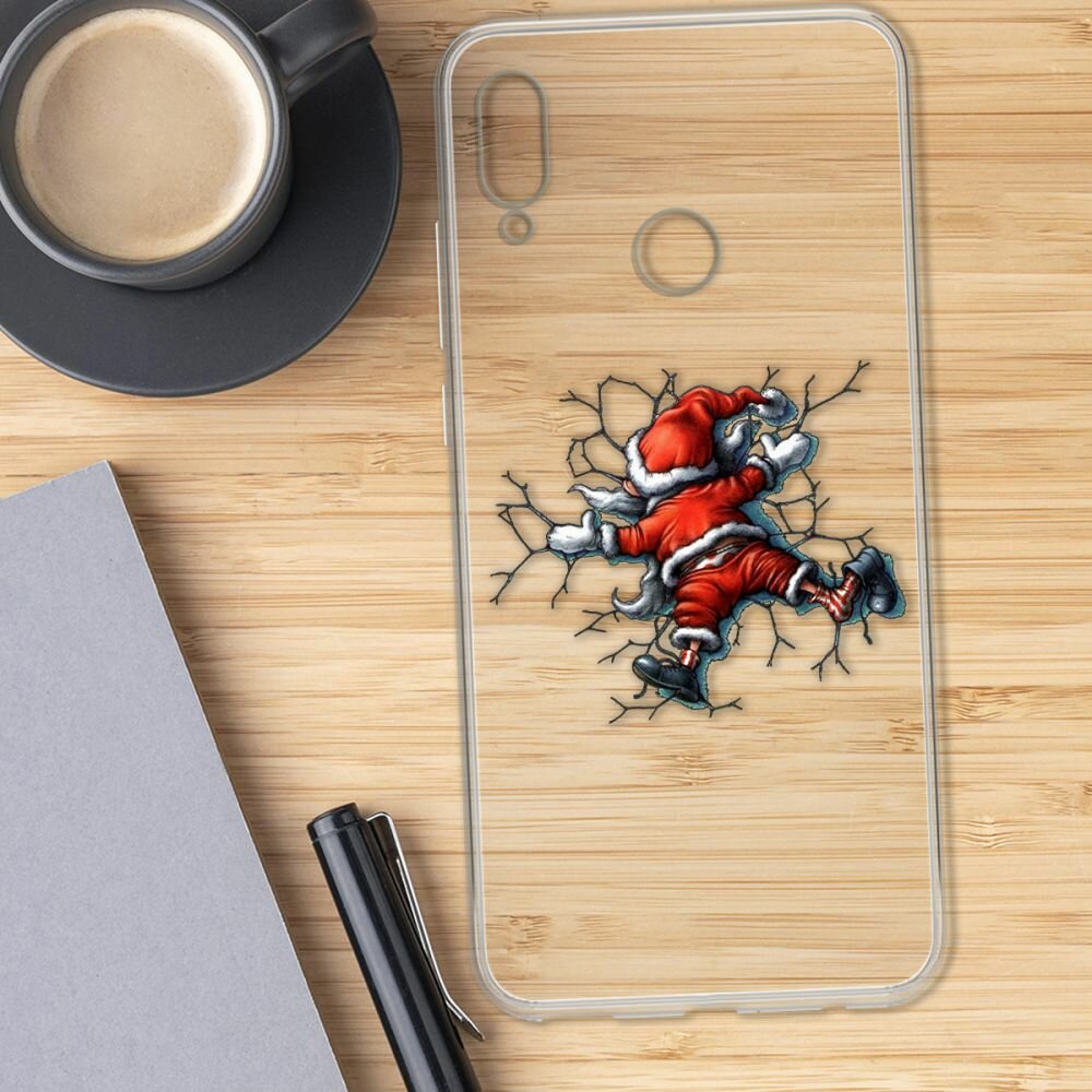 Чехол-накладка Krutoff Clear Case После праздника для Huawei P Smart (2019)/Honor 10 Lite (2019)