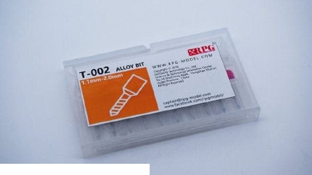 T-002 RPG Набор боров 1,1 - 2,0 мм (10 шт) Alloy bit set 1.1mm-2.0mm