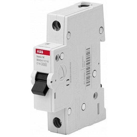 Автоматический выключатель ABB Basic M 1P, 40A,C, BMS411C40