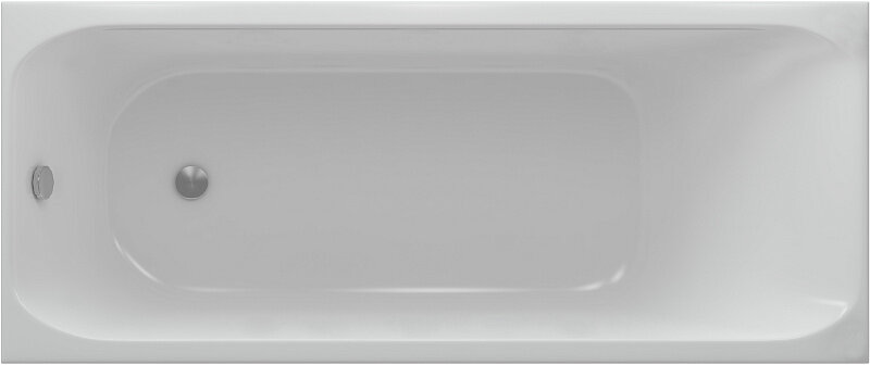 Акриловая ванна Акватек Альфа 170x70 с фронтальным экраном, слив слева