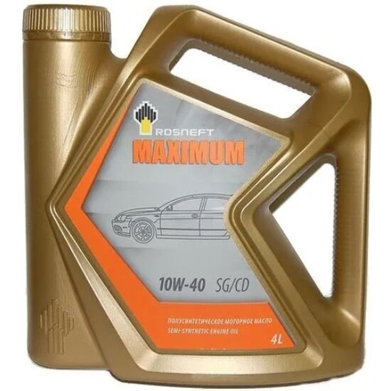 Моторное масло роснефть Maximum 10w-40 полусинтетическое 4 л