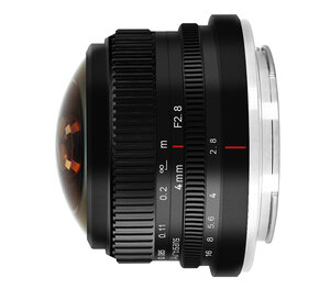 Объектив 7artisans 4mm f/2.8 Fisheye Fujifilm X