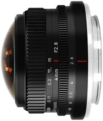 Объектив 7artisans 4mm f/2.8 Fisheye Fujifilm X