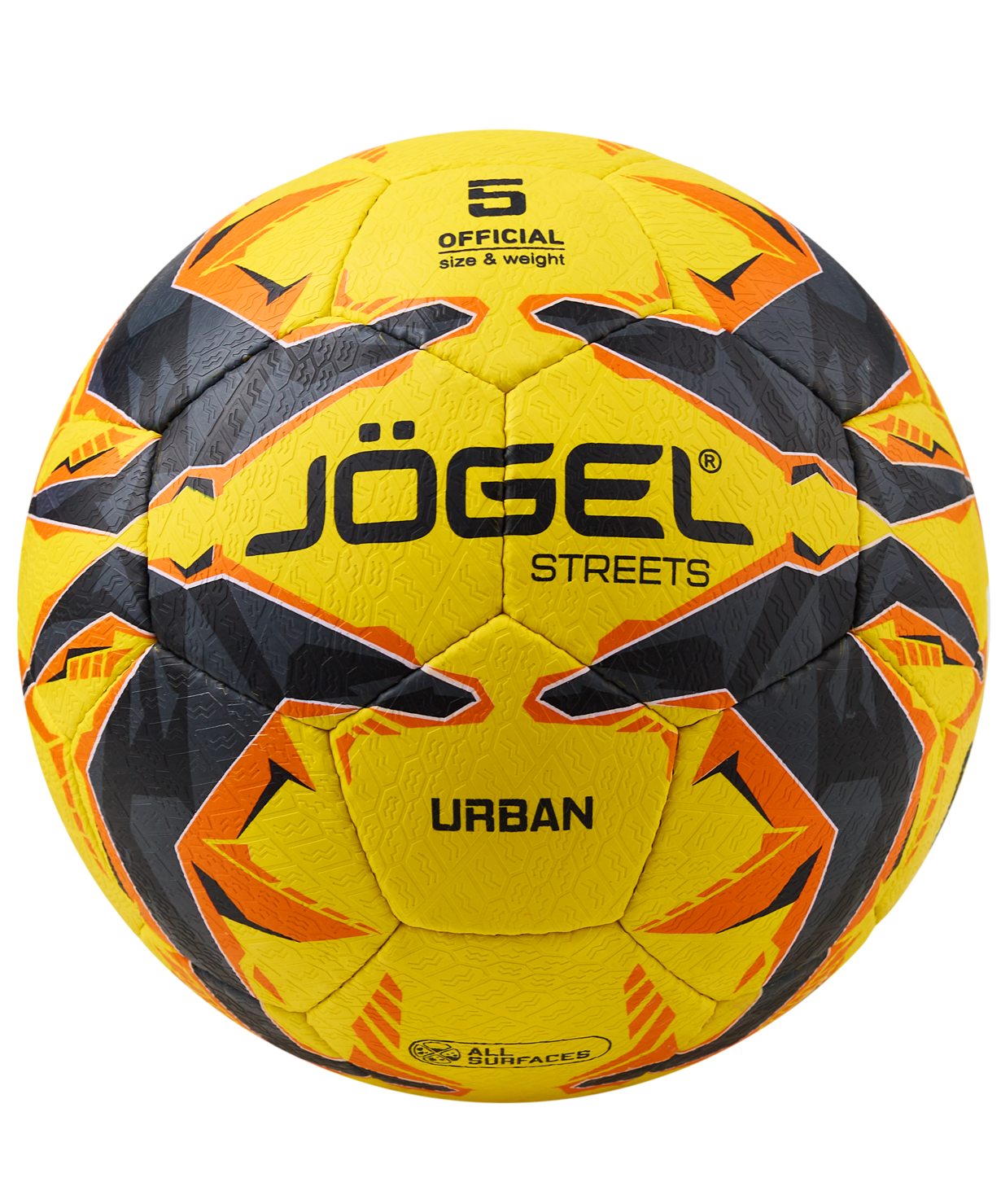 Мяч футбольный Jögel Urban, №5, желтый (5)