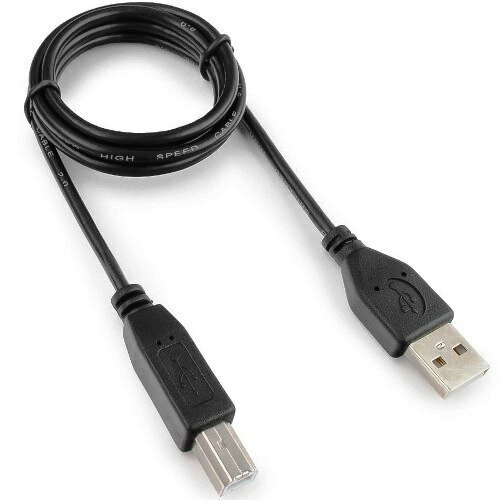 Кабель USB2.0 Am-Bm Гарнизон GCC-USB2-AMBM-1M - 1 метр, чёрный