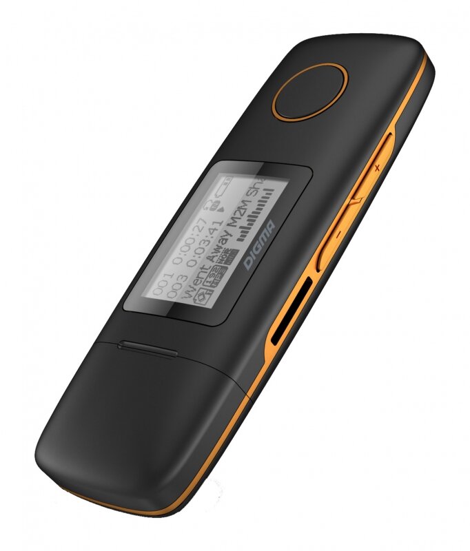 Плеер Digma U3 - 4Gb Black-Orange