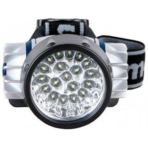 Camelion Фонари LED5323-19Mx фонарь налобн, металлик,19 ультра ярк LED, 4 реж, 3XR03 в компл, пласт, блис