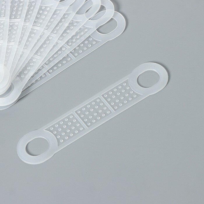Накладки силиконовые для вешалок, антискользящие, 10 шт, 10×2,2 см - фотография № 8