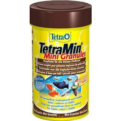 TetraMin Mini Granules корм в mini гранулах для молоди и мелких рыб 100 мл .