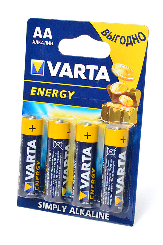 VARTA Батарейка VARTA ENERGY LR06 BL4, 4шт (4106)