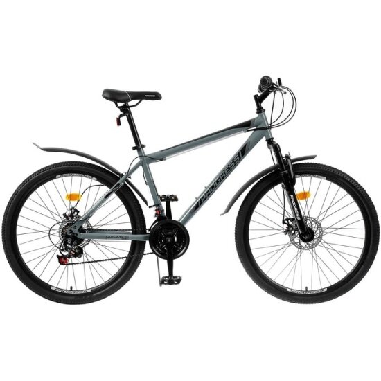 Горный велосипед PROGRESS 26" Advance Disc RUS, цвет серый, размер 19"