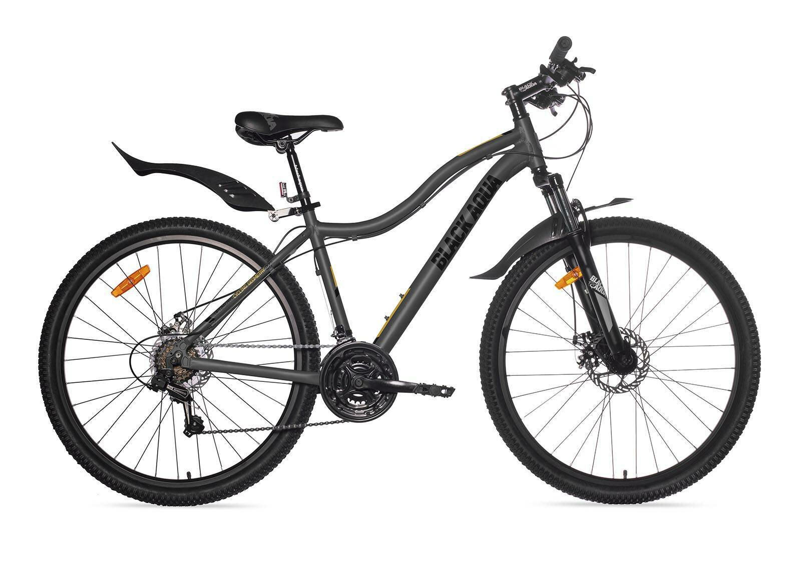Велосипед BLACK AQUA Cross 2781 D matt 27,5 (тёмно-серый)