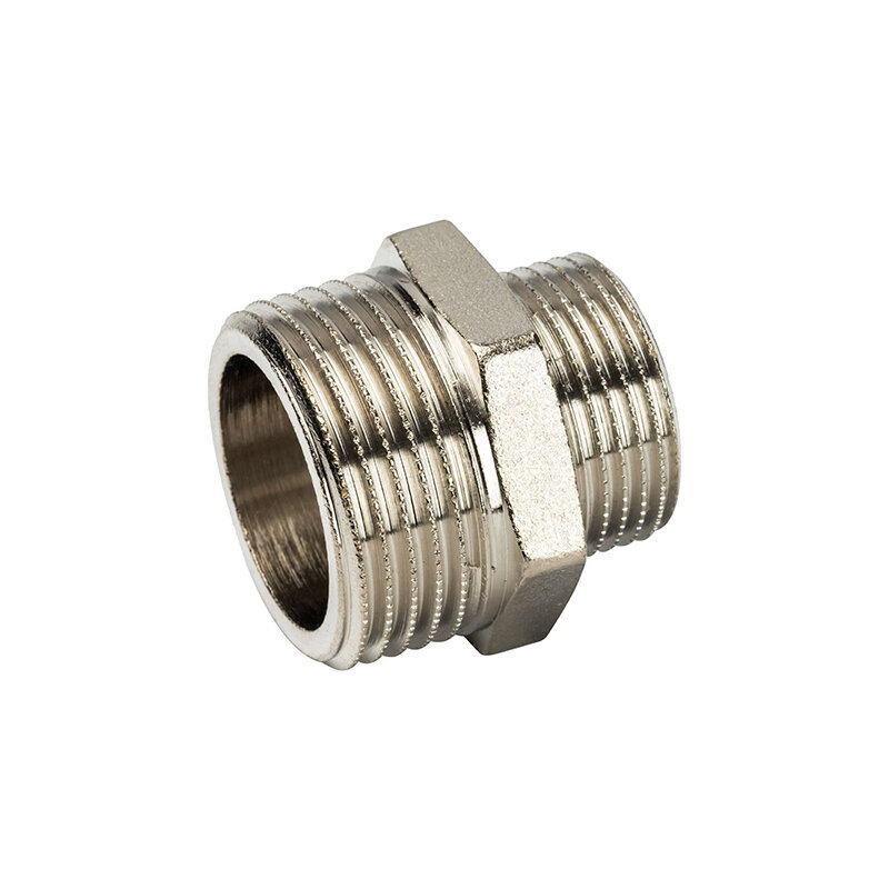 фото Фитинг наружная резьба 3/8" - наружная резьба 1/4" AUTOMASTER AMF-MM-3/8-1/4