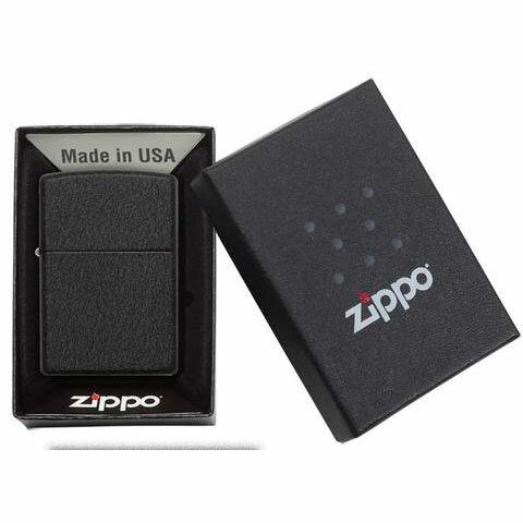 Зажигалка Zippo Classic Black Crackle 236 - фотография № 5