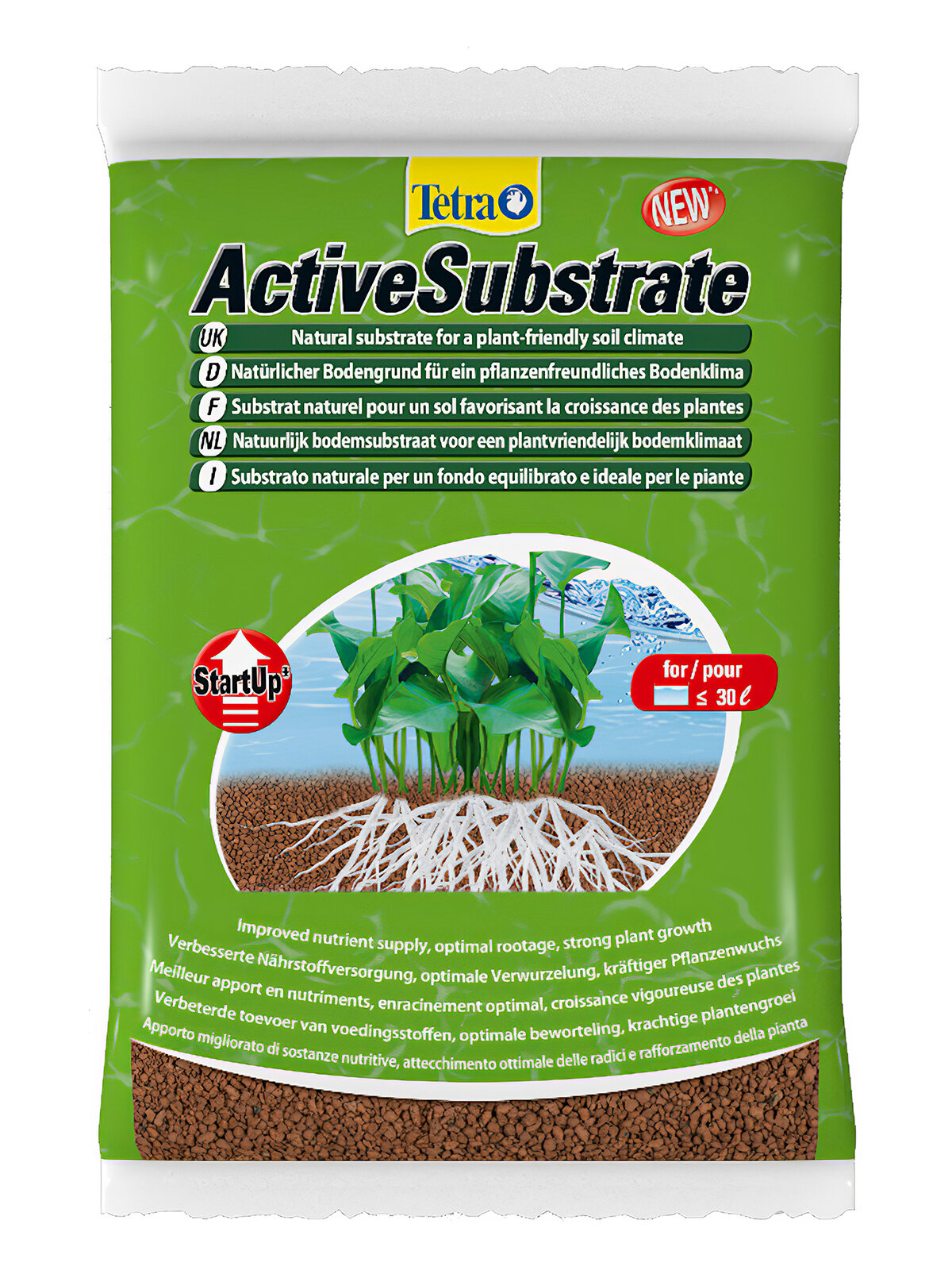 Натуральный грунт для растений Tetra ActiveSubstrate 3 л.