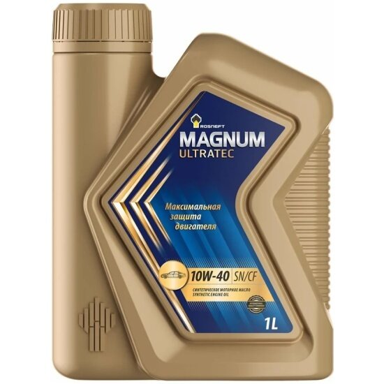 Моторное масло роснефть Magnum Ultratec 10W-40 рнпк , синтетическое, 1 л