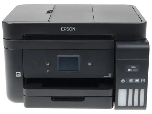 МФУ струйный Epson L6190 (C11CG19404) A4 Duplex Net WiFi USB RJ-45 черный