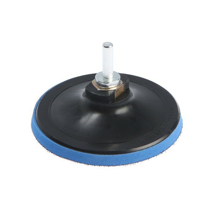 фото Насадка с липучкой для дрели и УШМ , М14, с адаптером, 115 мм