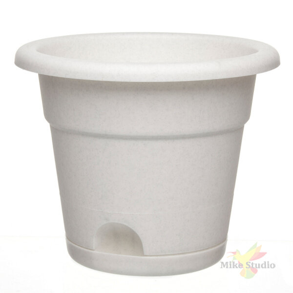 фото Горшок для цветов с нижним поливом D 295 8.5л мрамор