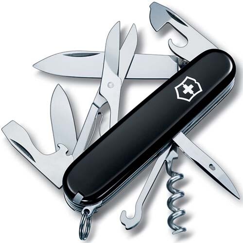 Нож перочинный Climber черный Victorinox 1.3703.3 GS