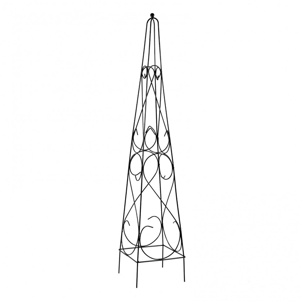 Пирамида садовая декоративная для вьющихся растений, 112.5 х 23 см, квадратная Palisad - фотография № 1