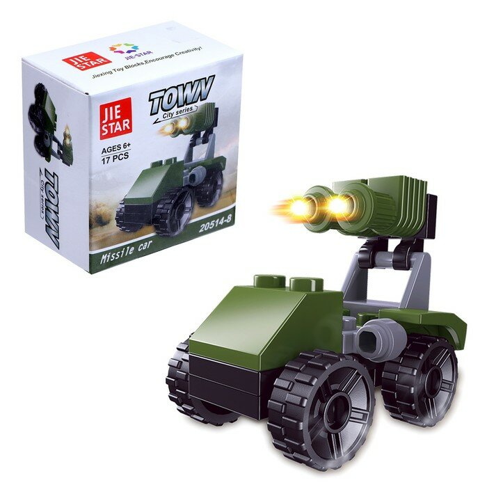JIE STAR Конструктор "Штурмовая машина", 17 деталей