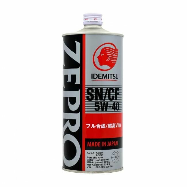   IDEMITSU ZEPRO EURO SPEC SN/CF 5W40 1