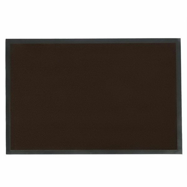Коврик придверный влаговпитывающий Tuff, 60x90 см, цвет коричневый - фотография № 2