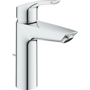 Смеситель для раковины Grohe Eurosmart с донным клапаном, хром (23322003)