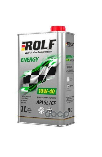 ROLF Масло Моторное Rolf 10w40 Energy Api Sl/Cf П/С 1л