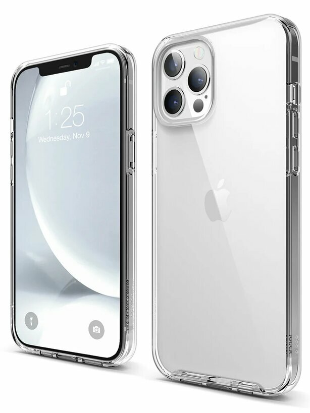 Elago для iPhone 12 Pro Max (6.7) чехол HYBRID case (PC/TPU) Clear