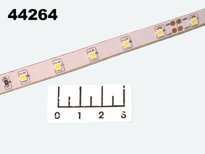 Светодиодная лента 24V белая 10см (4.2W/60LED/1м) RT2-5000 (3528LED) (arlight)