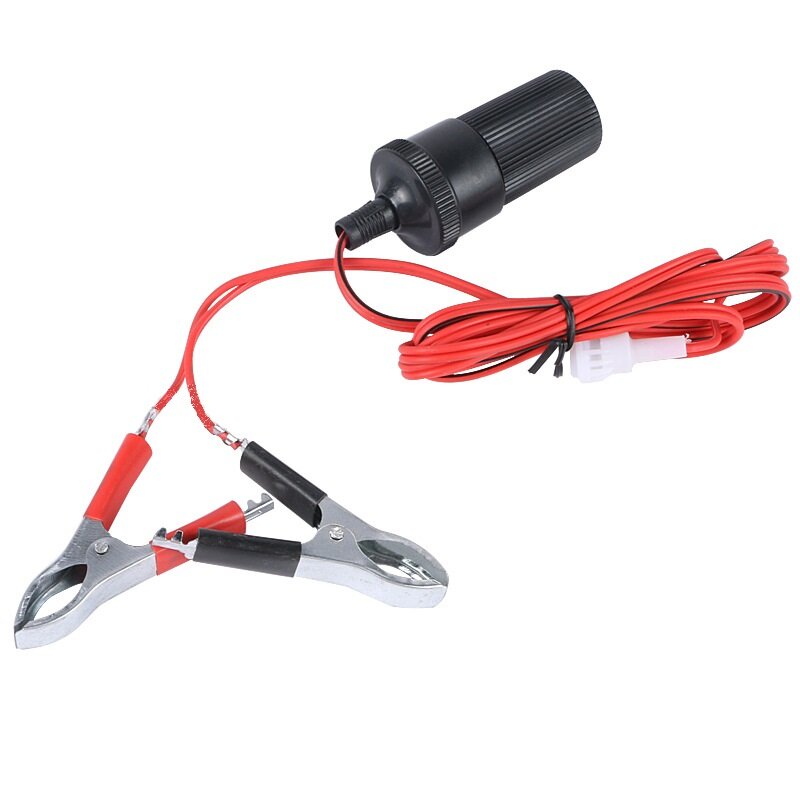 фото Гнездо прикуривателя с проводом и крокодилами 1.5м