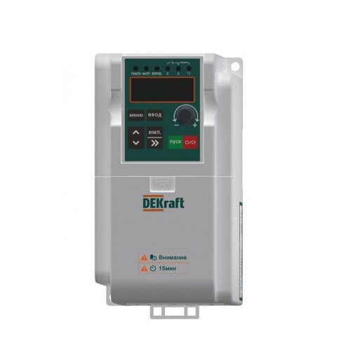 Преобразователь частоты DEKV060-0.75кВт 1 фаза 220В  SCHNEIDER ELECTRIC DEKV060G0R75S2 (1 шт.)