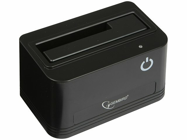 Док-станция Gembird Док-станция Gembird HD32-U3S-4 для 2.5/3.5 SATA HDD, черный (USB3.0) (ret)