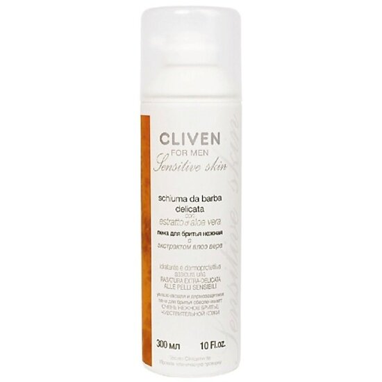 Мужская пена для бритья CLIVEN Sensitive, 300 мл