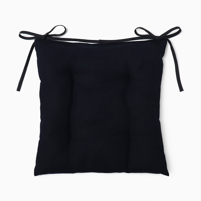 фото Сидушка на стул Этель Minimalist design 42х42 см, лён 54%, хлопок 46% 500 г/м2 10300792, 10337577