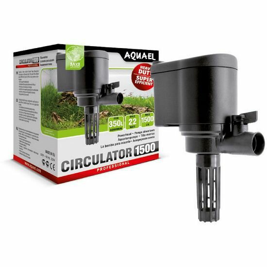 Aquael Помпа-циркулятор Aquael Circulator 1500 для аквариумов 250-350 л, 1500 л/ч, h max 1,6 м