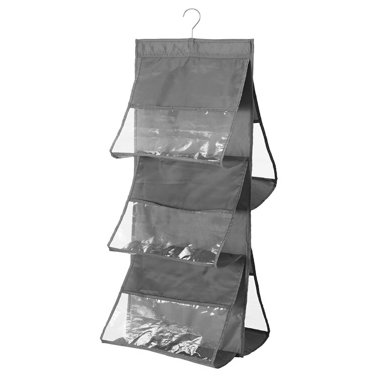 Органайзер для хранения сумок, подвесной IKEA SKUBB - фотография № 1