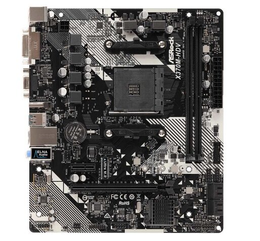 ASRock X370M-HDV R4.0 AM4 X370 DDR4 mATXVGA/DVI/HDMI