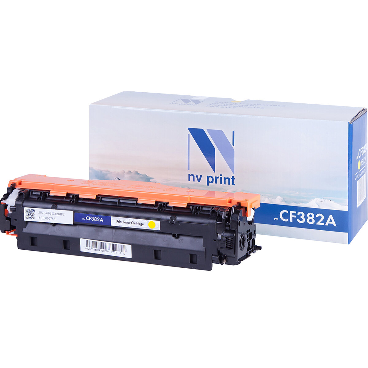 Совместимый картридж NV Print NV-CF382A Yellow (NV-CF382AY) для HP LaserJet Color Pro M476dn, M476dw, M476nw