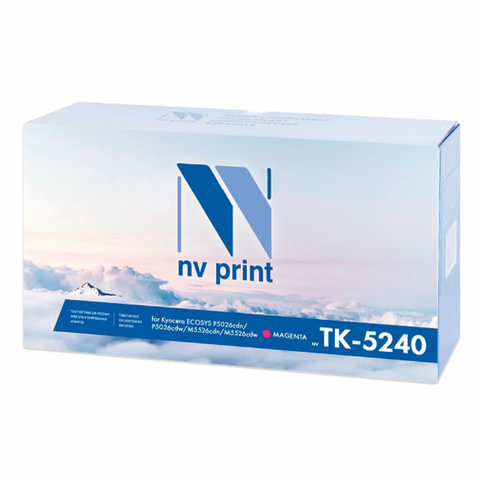 Тонер-картридж NV PRINT (NV-TK-5240M) для KYOCERA ECOSYS P5026cdn/w/M5526cdn, комплект 2 шт., пурпурный, ресурс 3000 стр.