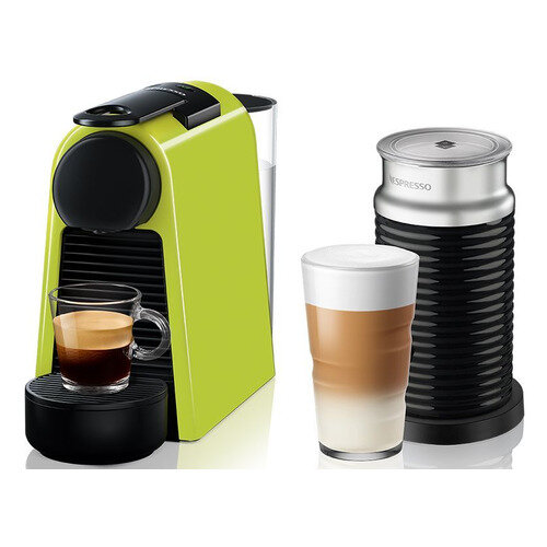 Капсульная кофеварка DeLonghi Nespresso Essenza mini EN85.L, 1260Вт, цвет: зеленый [0132191656]